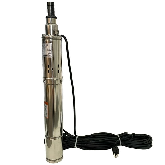 3" Electric Deep Well Pump Stainless Steel Submerged Pump Domestic and Industrial Pump 110V