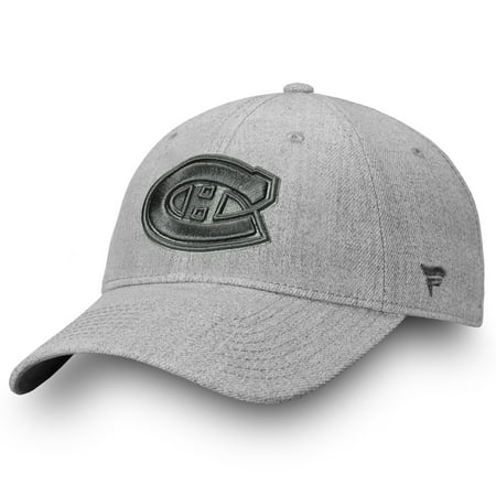Montreal Canadiens Fanatics Branded Team Haze Adjustable Snapback Hat - Gray -