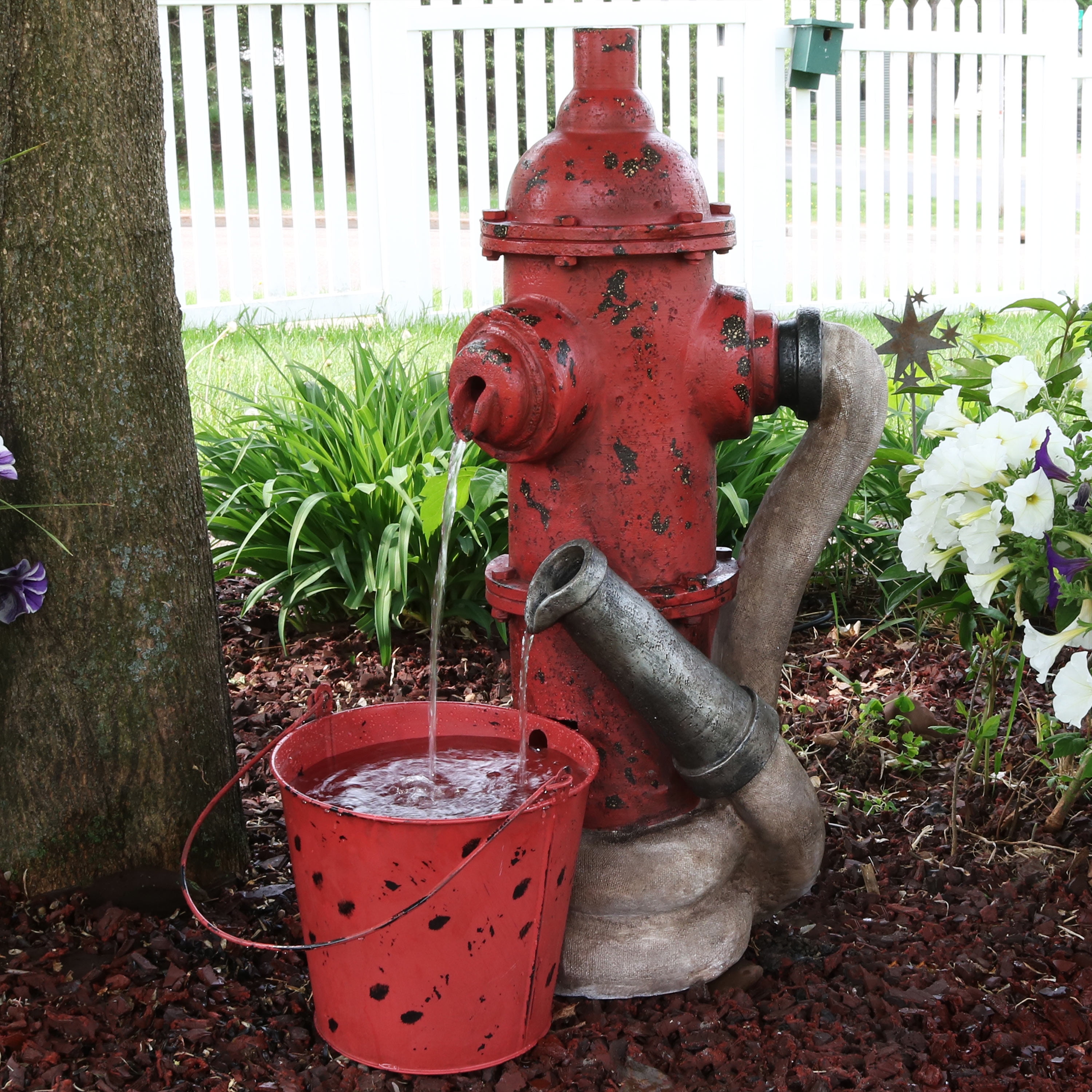 Yard Garden Outdoor Living Fire Hydrant Garden Statue Metal