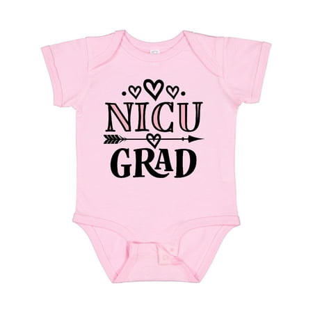 Inktastic Nicu Graduate Baby Girl Girls Baby Bodysuit