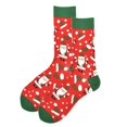 thumbnail image 1 of Nuevos calcetines bonitos de Navidad para mujer, calcetines de algodón a la moda callejeros, regalo de Navidad para mujer, 1 of 4