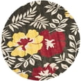 thumbnail image 4 of SAFAVIEH Soho Brooklyn Floral Wool Runner Rug, Brown/Multi, 2'6" x 8', 4 of 10
