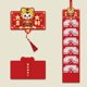 thumbnail image 3 of 2-4 sobres de regalo de cumpleaños con estampado en caliente creativo, paquete rojo Hongbao de Packung 2 piezas mayimx Sobres rojos de año nuevo, 3 of 9