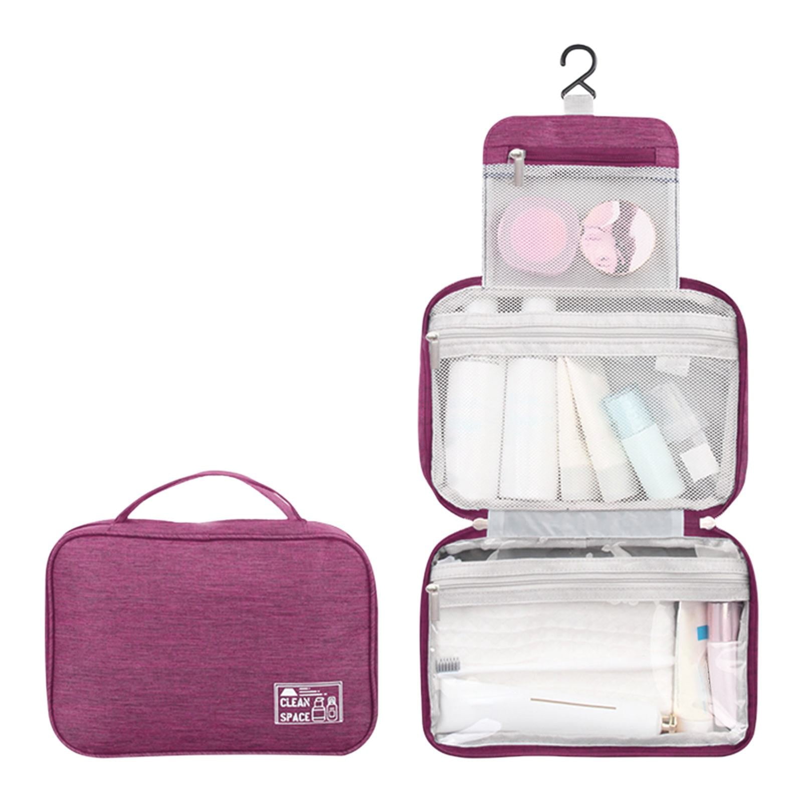 zttd toiletry bag travel waterproof makeup cosmetic bag large hanging toiletry bag storage with