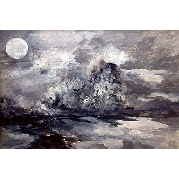 Night Study- Fine Art Canvas Print (20" x 30")