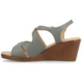 thumbnail image 2 of Journee Womens KedzieII Ankle Strap Wedge Sandals, Widths Available, 2 of 9