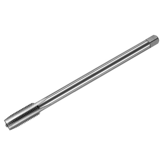 Uxcell M12x1.5mm Metric Thread Tap, High Speed Steel 160mm Length Straight Flute Right Hand Thread Screw Tapping Tool