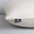 thumbnail image 2 of Phantoscope Farmhouse Triple Button Linen Decorative Throw Pillow, Ivory, 18" x 18", 2 Pack, 2 of 9