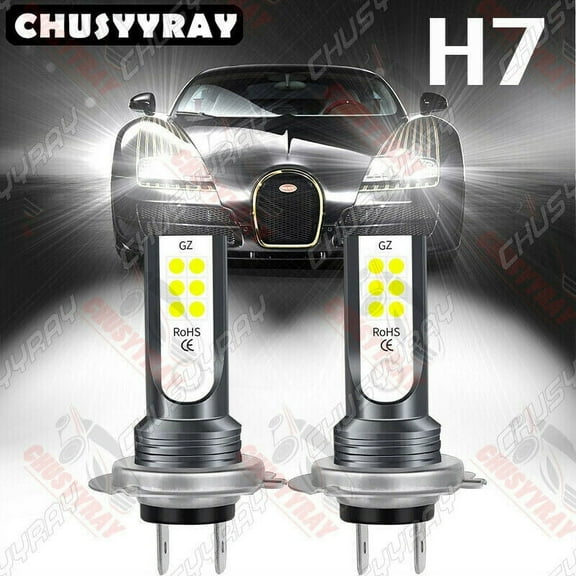 For HYUNDAI Tucson 2016-2019 2X LED Headlight Kit H7 White 6K Low Beam Bulbs NEW