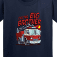 thumbnail image 4 of Inktastic Big Brother Fire Truck Youth T-Shirt, 4 of 5