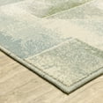 thumbnail image 4 of 8' X 10' Blue Green Grey Gold And Ivory Geometric Power Loom Stain Resistant Area Rug, 4 of 5