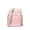 Powder Blush, variant on Women's Flight Logo Leather Crossbody Bag, Beige