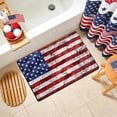 thumbnail image 4 of SIYTUAU Independence Day Floor Mat With Patriotic Flag Pattern For Patio Doorway And Garden Decoration Non Slip Backing And Washable Polyester Material Rug 23.62 X 15.75 Inches, 4 of 7