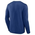 thumbnail image 3 of Men's Blue Edmonton Oilers Covert Long Sleeve T-Shirt, 3 of 3
