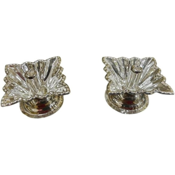 German silver sqaure shape flower diya set of 10 pieces for housewarming/ diwali
