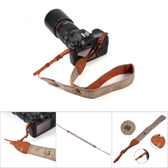 Cámara Ajustable Correa De Cuello De Hombro Correa Ligera Cómoda Para Cámaras SLR Universal