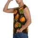 thumbnail image 3 of Balery Orange Pumpkin Camisetas sin mangas para hombre, absorbe la humedad y protege contra el mal olor.-Medium, 3 of 7