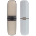 thumbnail image 1 of Shisuyan 2Pcs Toothbrush Protective Cover Portable Toothbrush Case Capsule Case for Travel Outdoor, 1 of 8