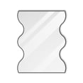 thumbnail image 6 of Wall Mirror 30x35 Inch Black Rectangular Mirror with 2 Wavy Sides Metal Framed Mirror Vanity Mirror Dressing Mirror, for Bathroom, Living Room, Bedroom Wall Decor, 6 of 9
