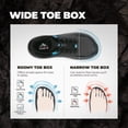 thumbnail image 2 of Zapatillas para correr de hombre NORTIV 8 con puntera ancha negras talla 9.5, 2 of 8