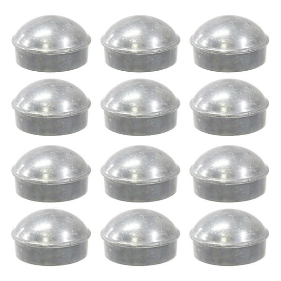 Chain Link Fence 1 5/8" Round Dome External Post Caps | Die Cast Aluminum Caps | Chain Link Caps | (Pack of 12)