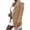 Khaki, variant on Meichang Blazers for Women Casual Long Sleeve Double Breasted Suit Fashion Slim Small Jackets Work Fitted Blazer with Pockets