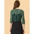 thumbnail image 3 of INSPIRE CHIC Cardigan Court en Dentelle Florale pour Femmes, 3 of 4