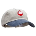thumbnail image 5 of Fishing Bobber Embroidered Pigment Dyed Wash Cap - Beige Navy OSFM, 5 of 5
