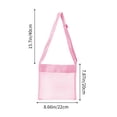 thumbnail image 2 of Darzheoy Colorful Mesh Beach Bags Sand Away Portable Foldable Sea Shell Bag with Adjustable Carrying Straps, Toy Storage Bag Beach Bags, 2 of 6