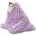 thumbnail image 5 of Doggy Dryer,Highly Absorbent Microfiber Washable Dog Shammy,Quick Dry Dog Towels Absorber,Soft Plush Wrap Chenille Bath Towels to Dry Soggy Large Pets Small Puppy,Dog Shammy Towel for Drying Dog, 5 of 9