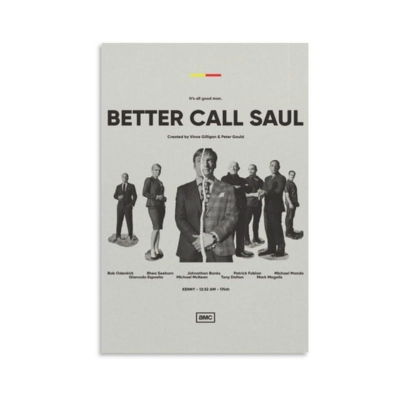 Better Call Saul TV Series Poster 17 Canvas Wall Art For Room Aesthetic And Decor Poster For Bedroom Living Room Bathroom Kitchen Office Decor