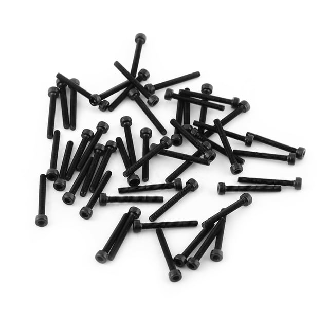 Tornillos de cabeza hexagonal, M3, herramienta de reparación de cabeza hexagonal negra, accesorios, pernos, características de vanguardia