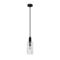thumbnail image 2 of Hunter - Gatz 1-light Matte Black, Mini Pendant Light, Dimmable, Modern Style, Cylinder Shaped, for Bedrooms, Dining, Living Rooms - 45224, 2 of 7
