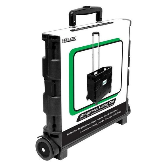 Bazic Products 2195 16 x 18 x 15 in. Foldable Rolling Cart, Case of 3