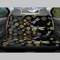 thumbnail image 5 of KUIFORTI 4Pcs Dragonfly Auto Seat Cover Flower Car Front Seat and Split Bench Cover Pads Protector Washable Interior Accessories, 5 of 7