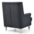 thumbnail image 4 of Pamona Black Upholstered Accent Chair, 4 of 5