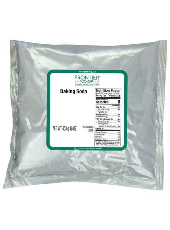 Frontier Co-op Baking Soda Powder bulk 16 oz.