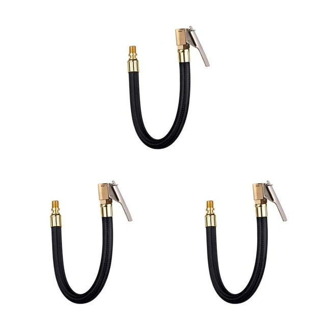 tredstone Mountain Road Bike Tire Inflator Flexible Extension Tube Portable Valve Extender Automotive Inflation 5/16 Inchx32TPI 10cm 3Set