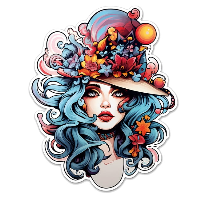 Adhesivos de pared para niña con flores de neón, diseño floral brillante para mujer