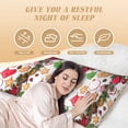 thumbnail image 4 of Lsque Christmas Gingerbread Cookies Body Pillow Case Cover,Ultra-Soft Microfiber Bed Pillow Cases 20x54 inches,Elegant Bedding,Breathable Durable Pillow Cover with Envelope Closure, 4 of 8