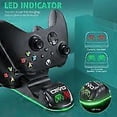 thumbnail image 4 of Charger with 2 Rechargeable Batteries for Xbox One/Xbox Series X/S Controller, Charging Station with 2 x 1300 mAh, 4 of 5