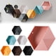 thumbnail image 4 of Billuyoard Estante de pared Hexagonal, estante de almacenamiento geométrico, estilo nórdico, sin perforaciones, soporte de baño Simple, libros, Almacenamiento y organización del hogar Negro, 4 of 6