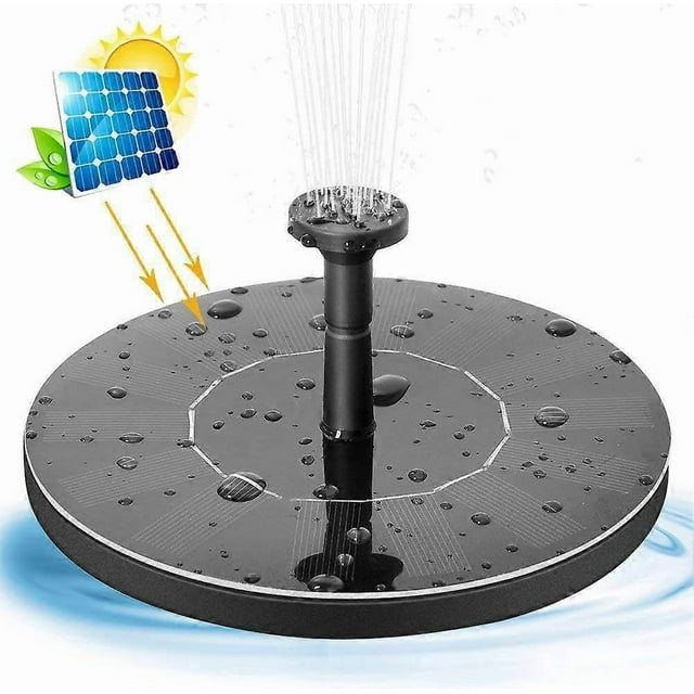 Sustainable Serenity: Solar BirdBath Fountain With Versatile Application Enhances Your Garden, Pond, Swimming Pool, Fish Tank Decor, Featuring Safety_Perfect Gift
