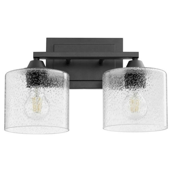 Palmers Lawns 2 Light Vanity Light in Soft Contemporary Style 15 inches Wide By 9.25 inches High-Noir Finish Bailey Street Home 183-Bel-4350666