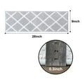 thumbnail image 3 of Edging Stair Treads Non-Slip Carpet Mat 28inX9in Indoor Stair Runners for Wooden Steps, Stair Rugs for Kids and Dogs, 100% Polyester TPE Backing 15pcs, 3 of 7