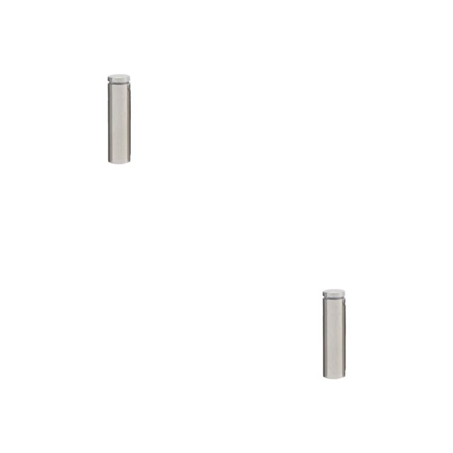 Scienceny Tornillo de publicidad Espejo de vidrio hueco Clavo A prueba de herrumbre Tuerca a prueba de arañazos Perno Capacidad de carga fuerte 12x60mm 2piezas