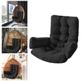 thumbnail image 3 of Cojín para silla de cesta colgante, alfombrillas suaves y cómodas para silla, cojines para interior para Negro Cola Cojín del asiento, 3 of 8