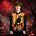 thumbnail image 2 of SJLDQY Boys Halloween Hoodies Hallowmas Graphic Long Sleeve Hooded Sweatshirts with Kangaroo Pocket Fall Winter Outfits Comfy Pullover Tops for Boys, 2 of 6