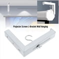 thumbnail image 3 of 4Pcs Projector Curtain Hanger Projector Screen L-Bracket Mounting Hanger Holder Adjustable Extension Mount Stand, 3 of 8