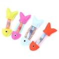 thumbnail image 4 of Flmtop Cartoon Fish Hose Spring Matatabi Bouncing Cat Toy Boredom Relieve Pet Supplies Blue, 4 of 8